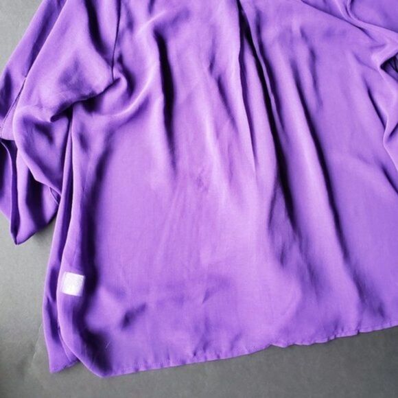 Gianni Bini Purple Flowy Blouse - Picture 8 of 8